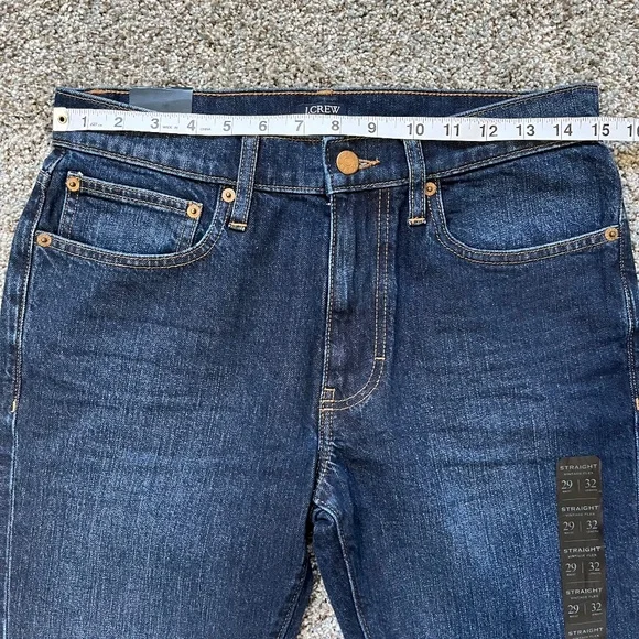 J Crew Men’s Straight Vintage Flex Jeans; W29 L32; New with Tags - Picture 3 of 16